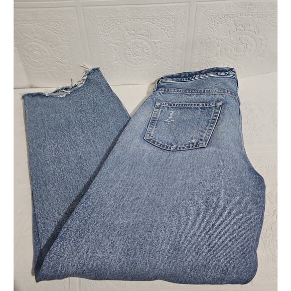 Vintage Moussy Denim Button Fly Womens 31 100% Cotton High Rise Light Wash Jeans - Picture 10 of 16